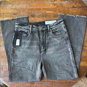 rag & bone High-Rise Ankle Flare Gray Jeans Size 29